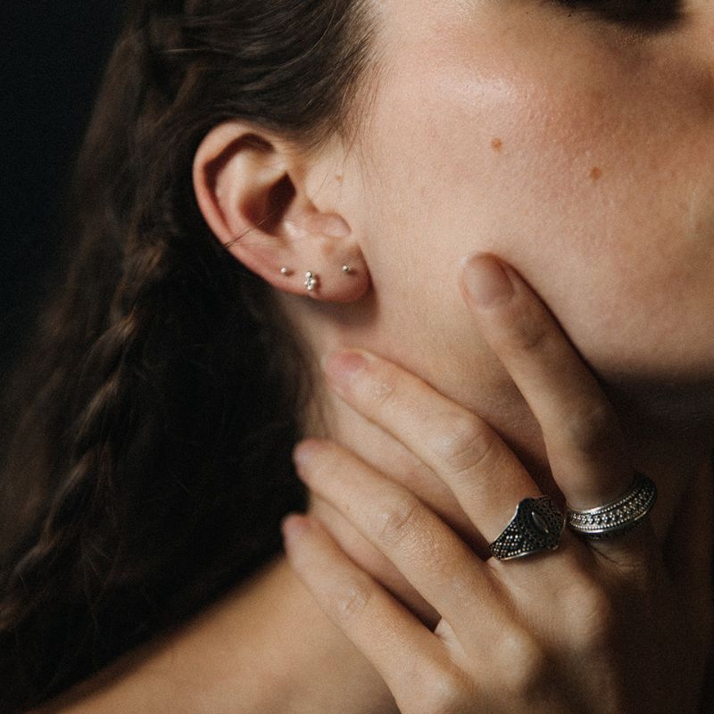 Le Dôme | Bague - NOIR KĀLA