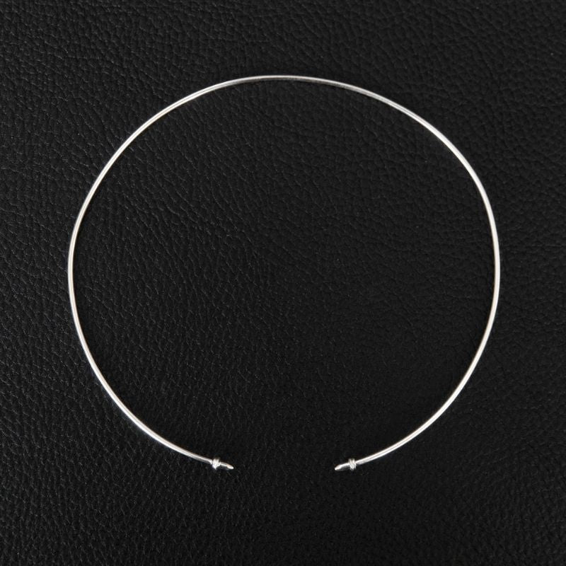 Circle | Hoop Necklace – 925 Silver - NOIR KĀLA