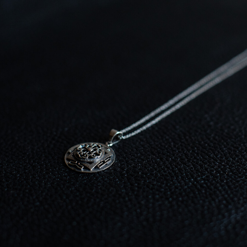 Yantra | Pendant Necklace – 925 Silver - NOIR KĀLA