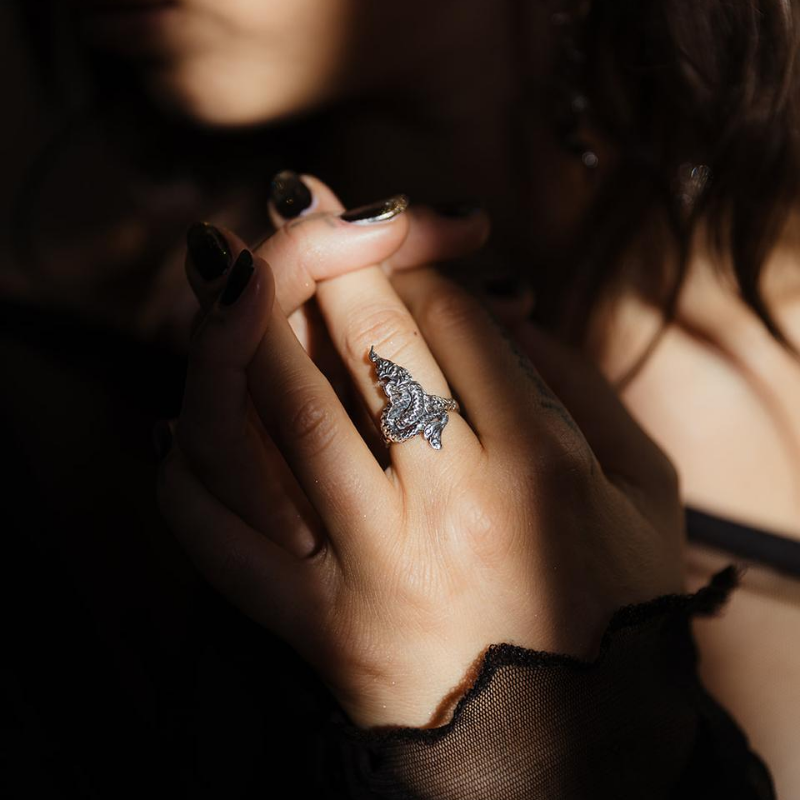 Fire Dragon | Ring – 925 Silver - NOIR KĀLA
