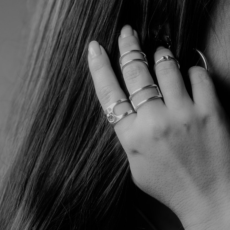 Cage | Bague - NOIR KĀLA