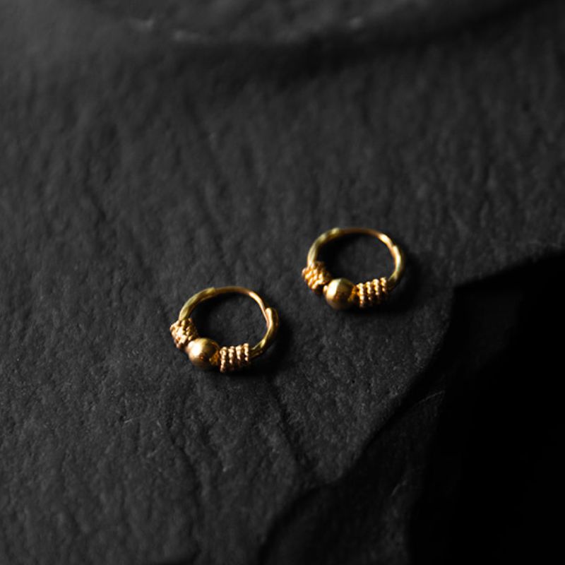 Ati | Hoop Earrings - Gold (18k Sale Collection)