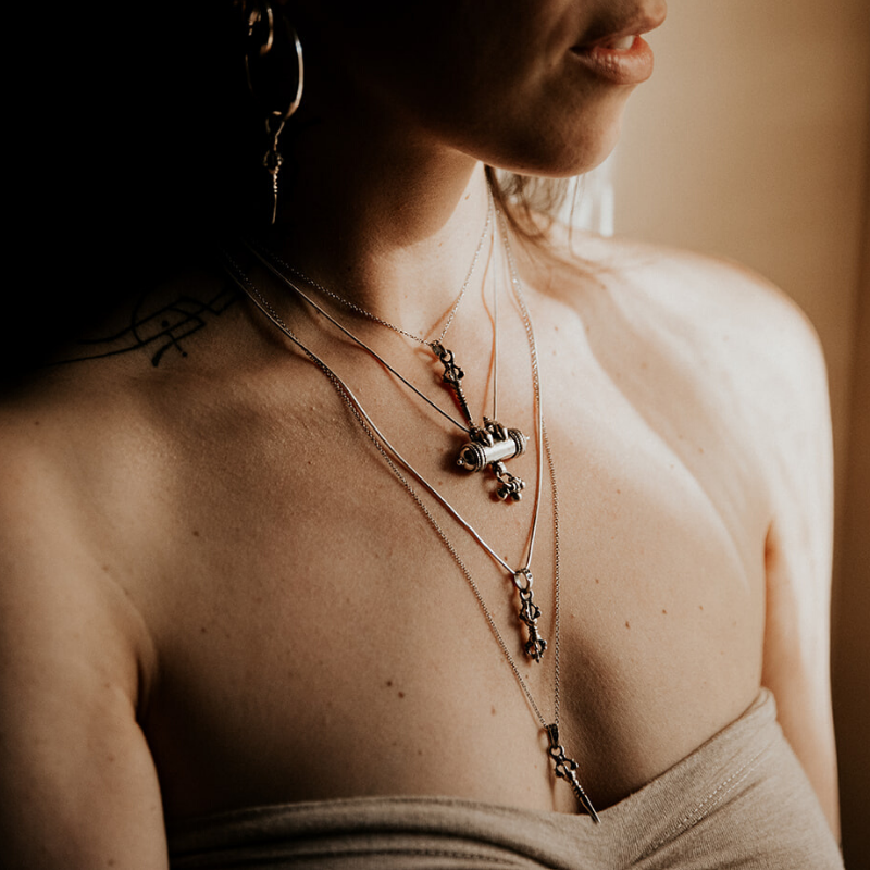 Kila Phurba | Pendant Necklace – 925 Silver - NOIR KĀLA
