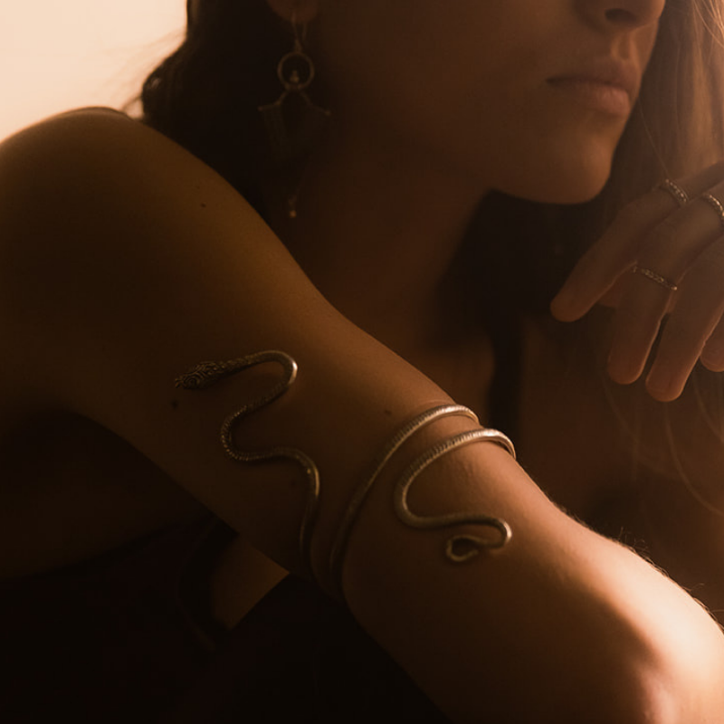Serpent Armor | Bracelet haut - NOIR KĀLA