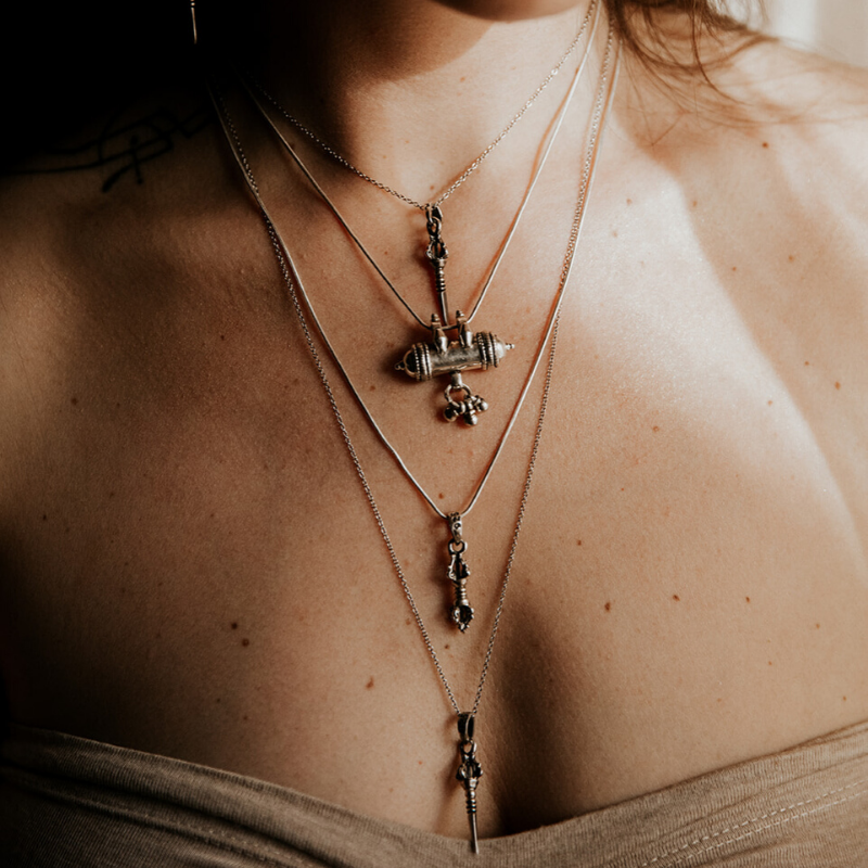 Kila Phurba | Pendant Necklace – 925 Silver - NOIR KĀLA