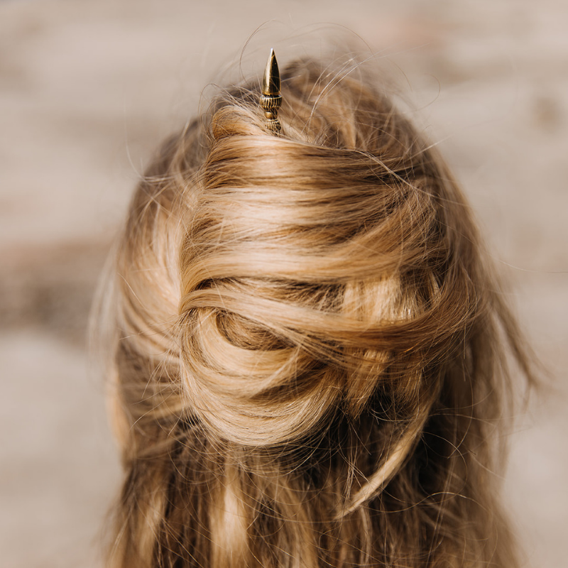 Xeyna | Pique à cheveux - Laiton