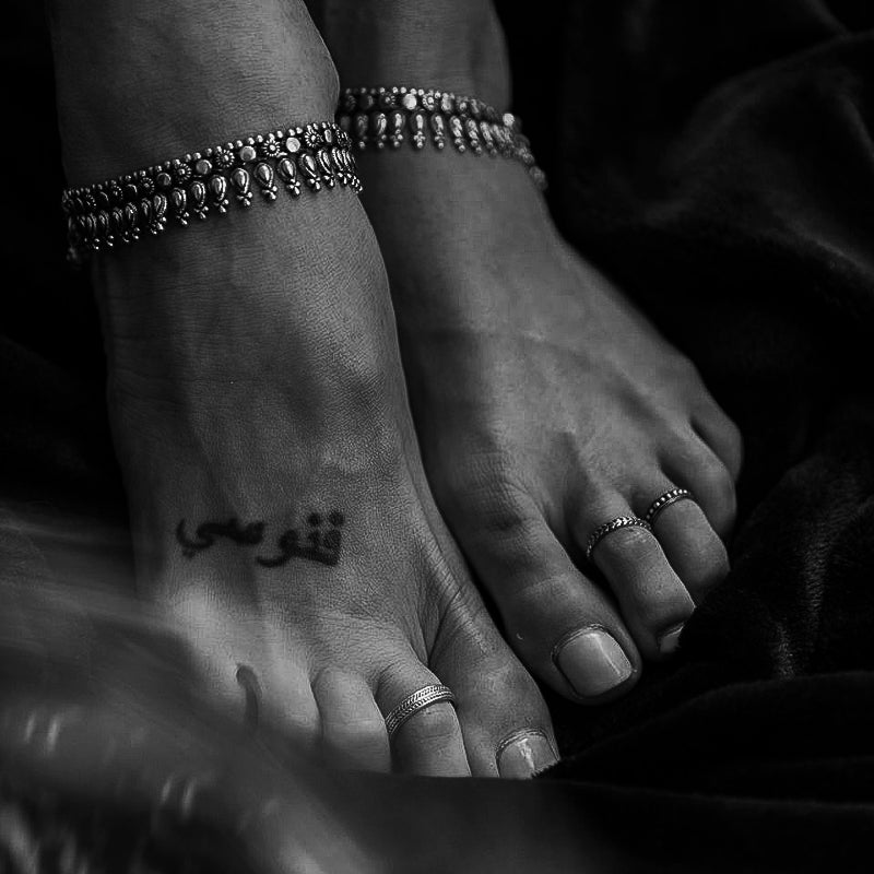 Dakini | Anklet – 925 Silver - NOIR KĀLA