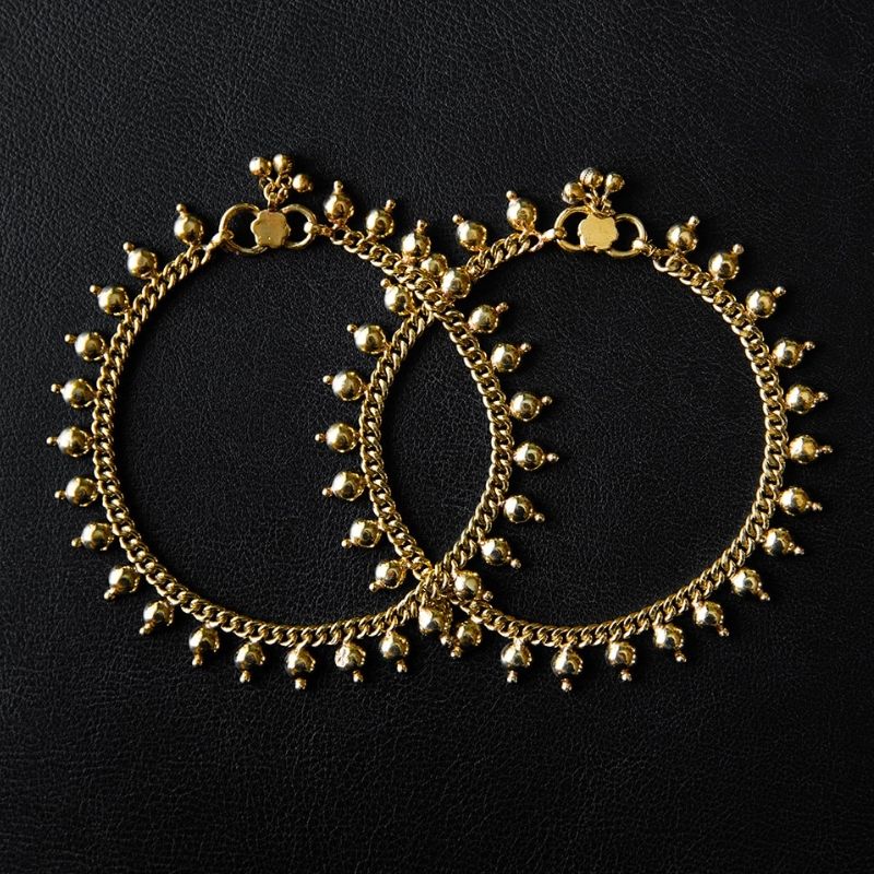 Devī | Anklet - Brass