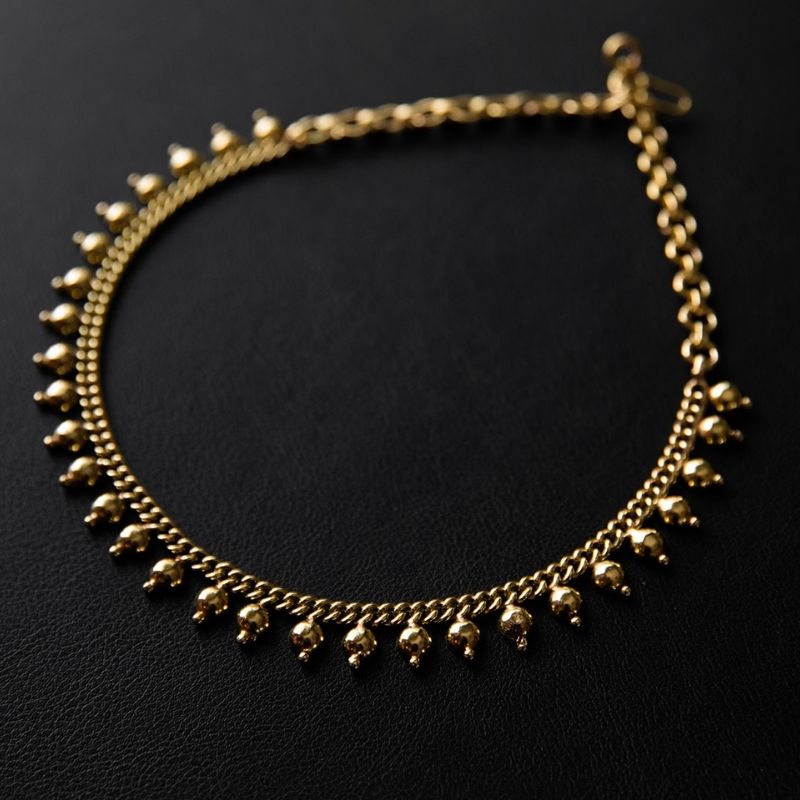 Devī I | Collier tour de cou - Laiton - NOIR KĀLA