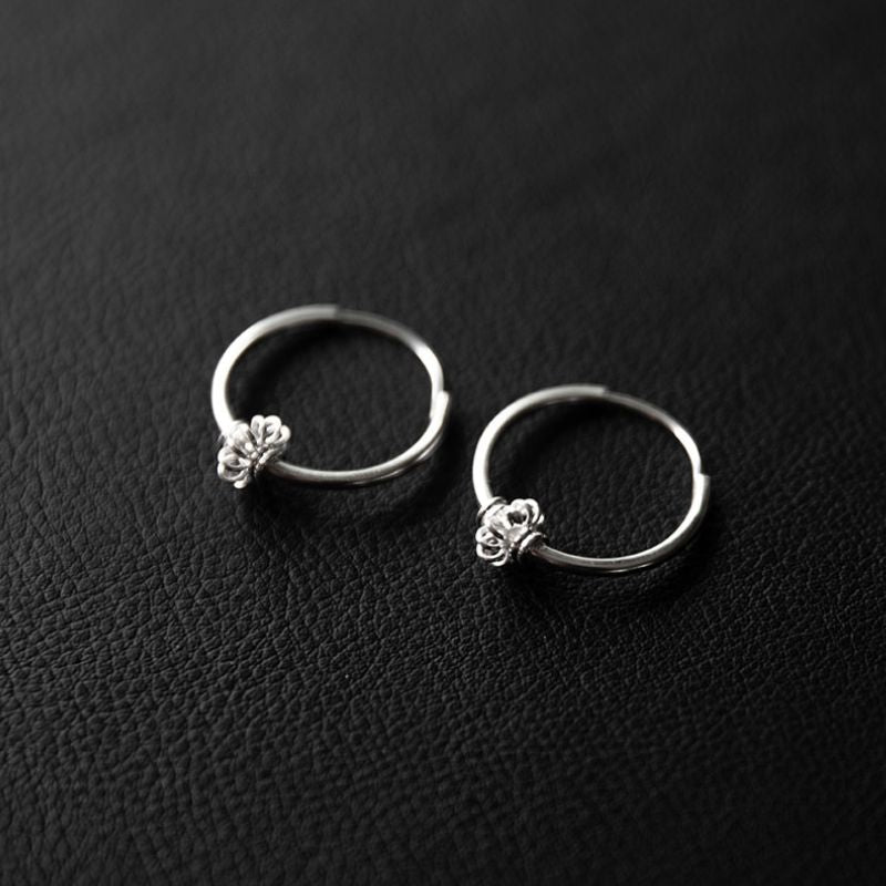 Revival | Boucles d'oreilles créoles - NOIR KĀLA
