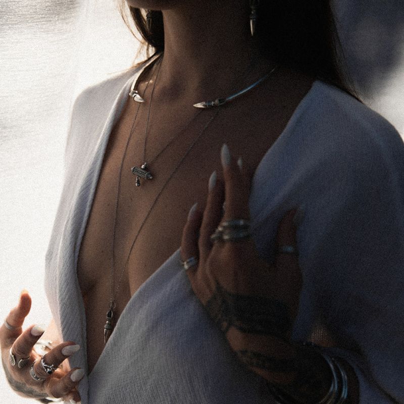 Prayer Amulet | Pendant Necklace – 925 Silver - NOIR KĀLA