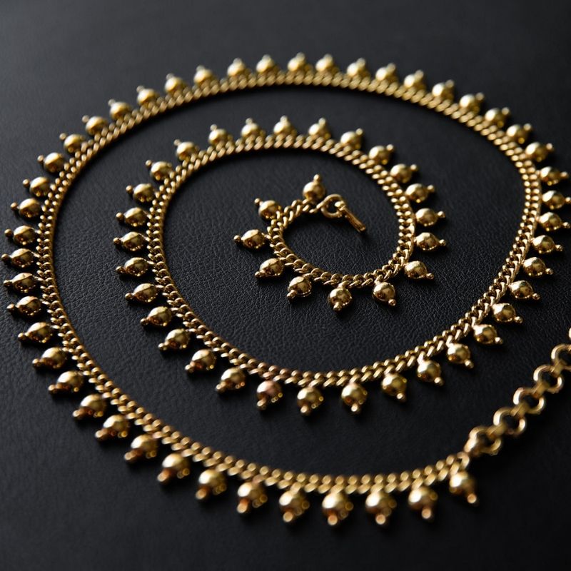 Devī | Waist Chain - Brass - NOIR KĀLA