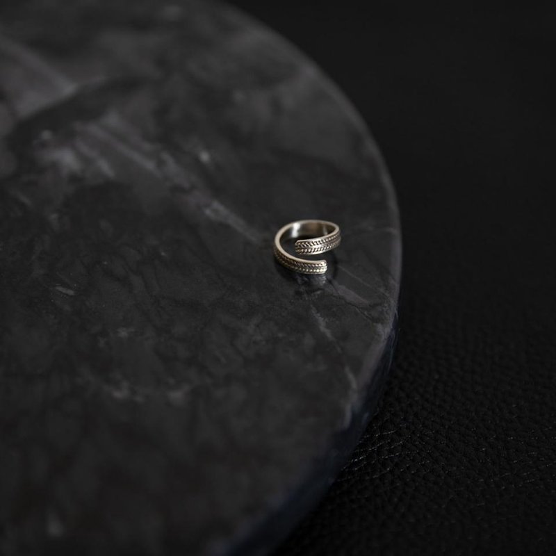 Wide Twisted | Bague d'orteil
