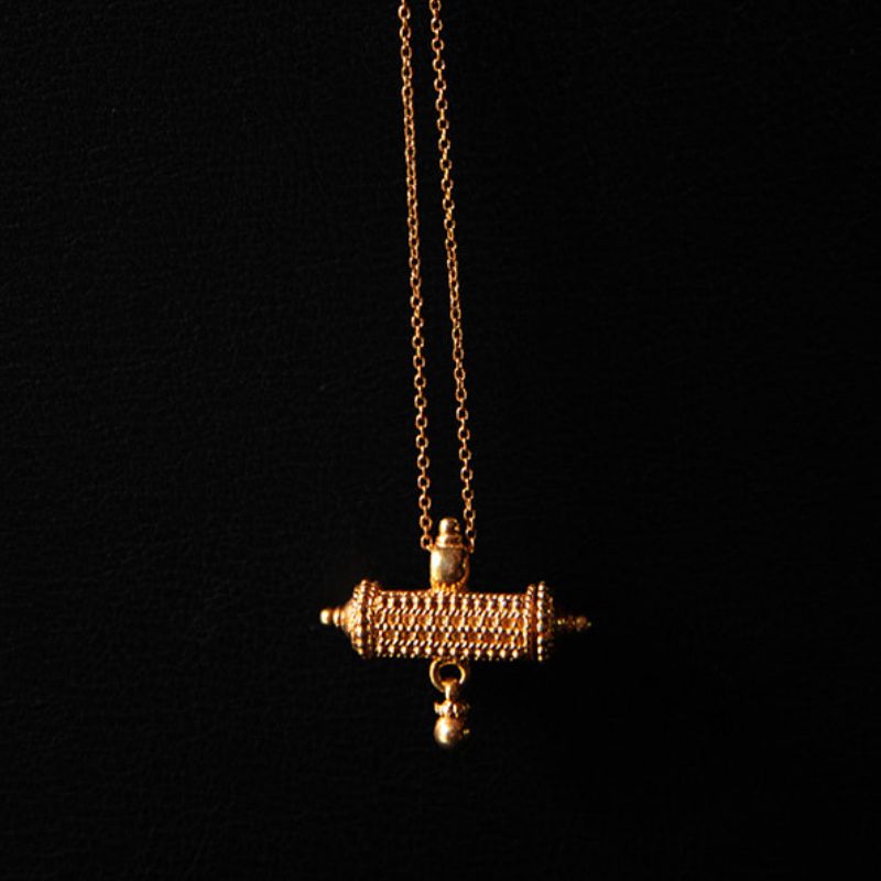 Prayer Amulet | Pendant Necklace - Gold