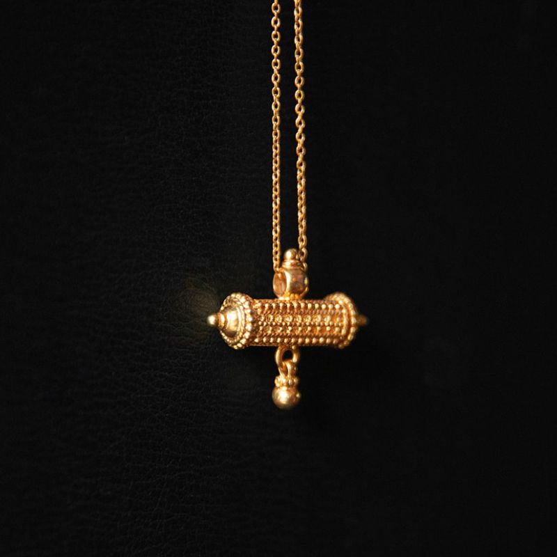 Prayer Amulet | Pendant Necklace - Gold
