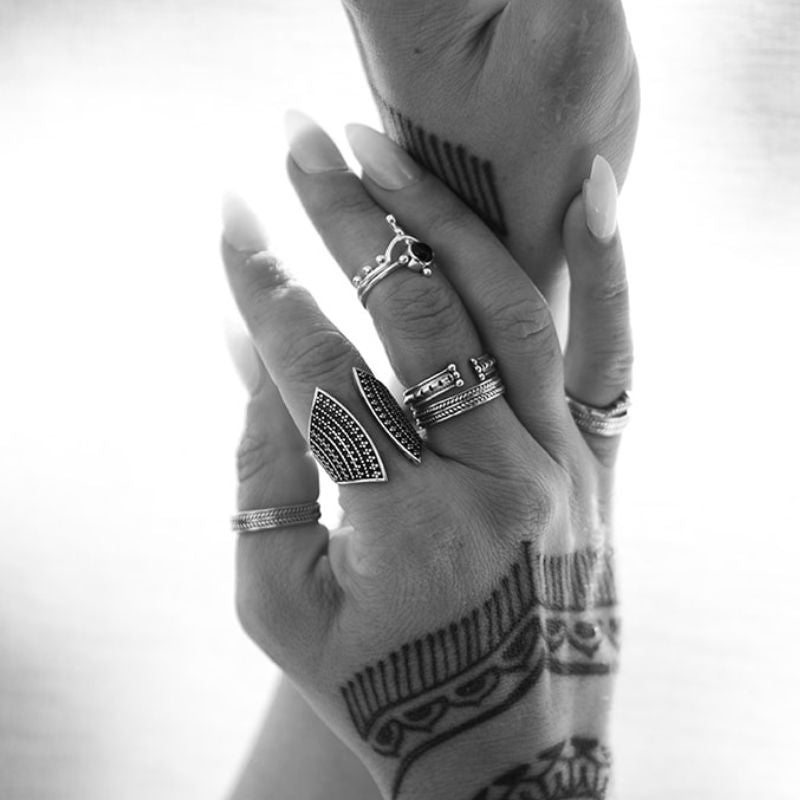 Agarthe | Bague - NOIR KĀLA