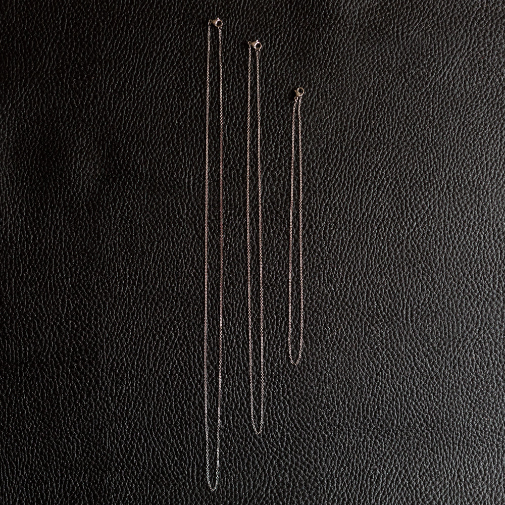 1,2 mm Inox Minimal | Chaîne - NOIR KĀLA