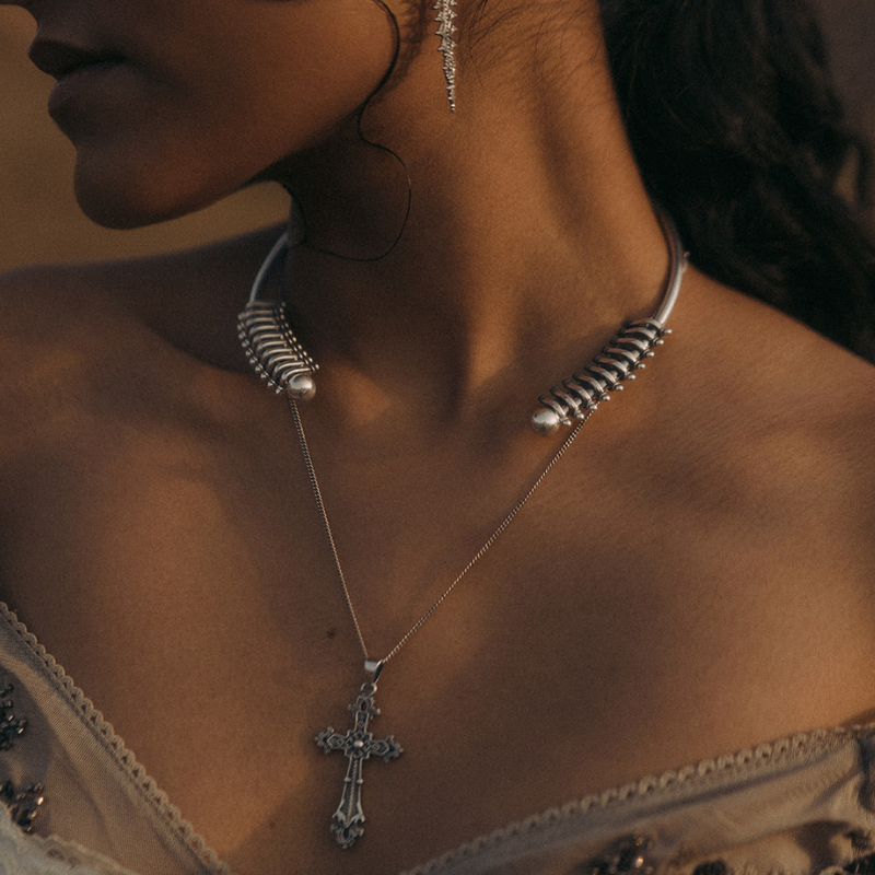 Spine Torque | Collier - Argent 925