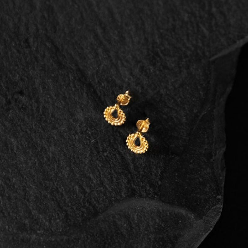 Drop | Stud Earrings - Gold