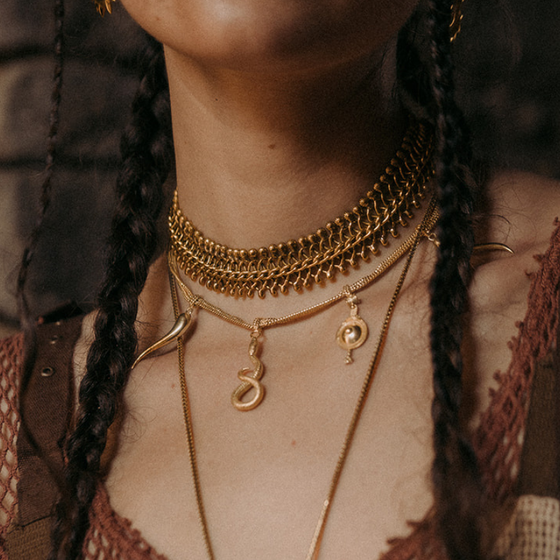 Charm | Collier Talisman - Laiton