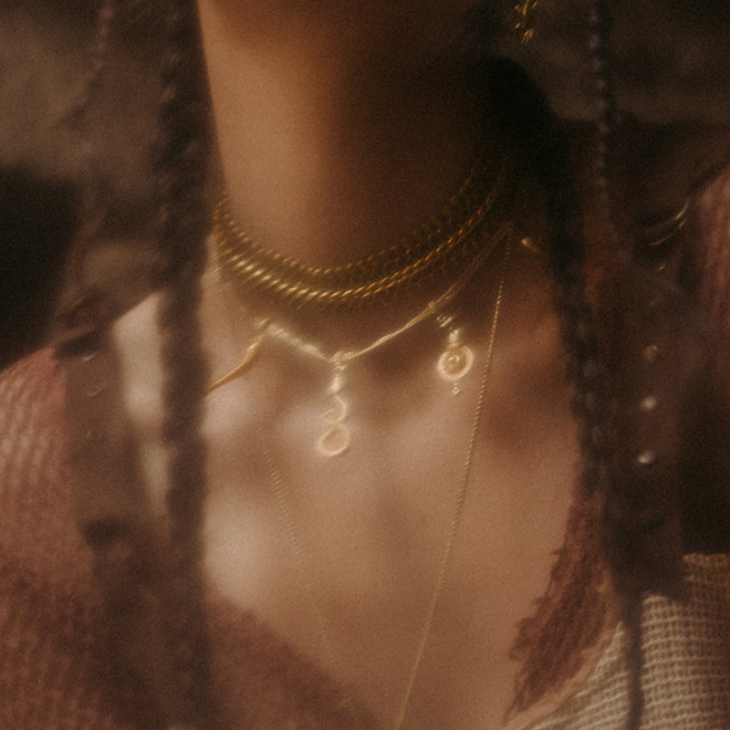 Charm | Collier Talisman - Laiton