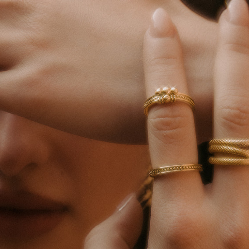 Thea | Bague - Laiton
