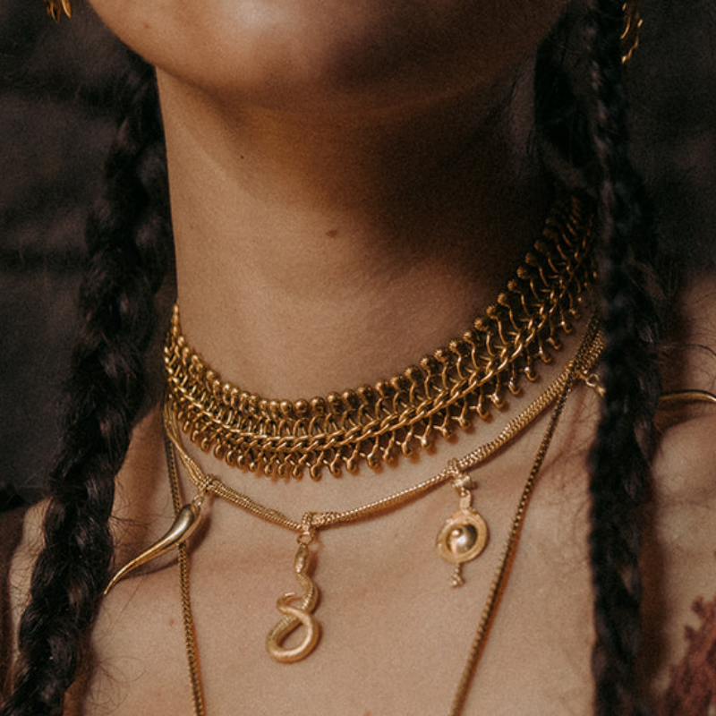 Charm | Collier Talisman - Laiton
