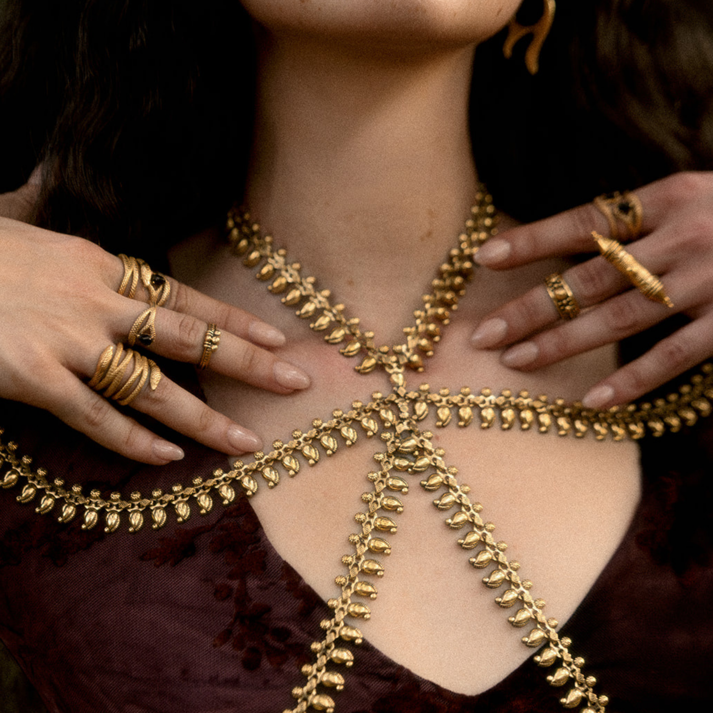 Temptation | Bague Serpent - Laiton