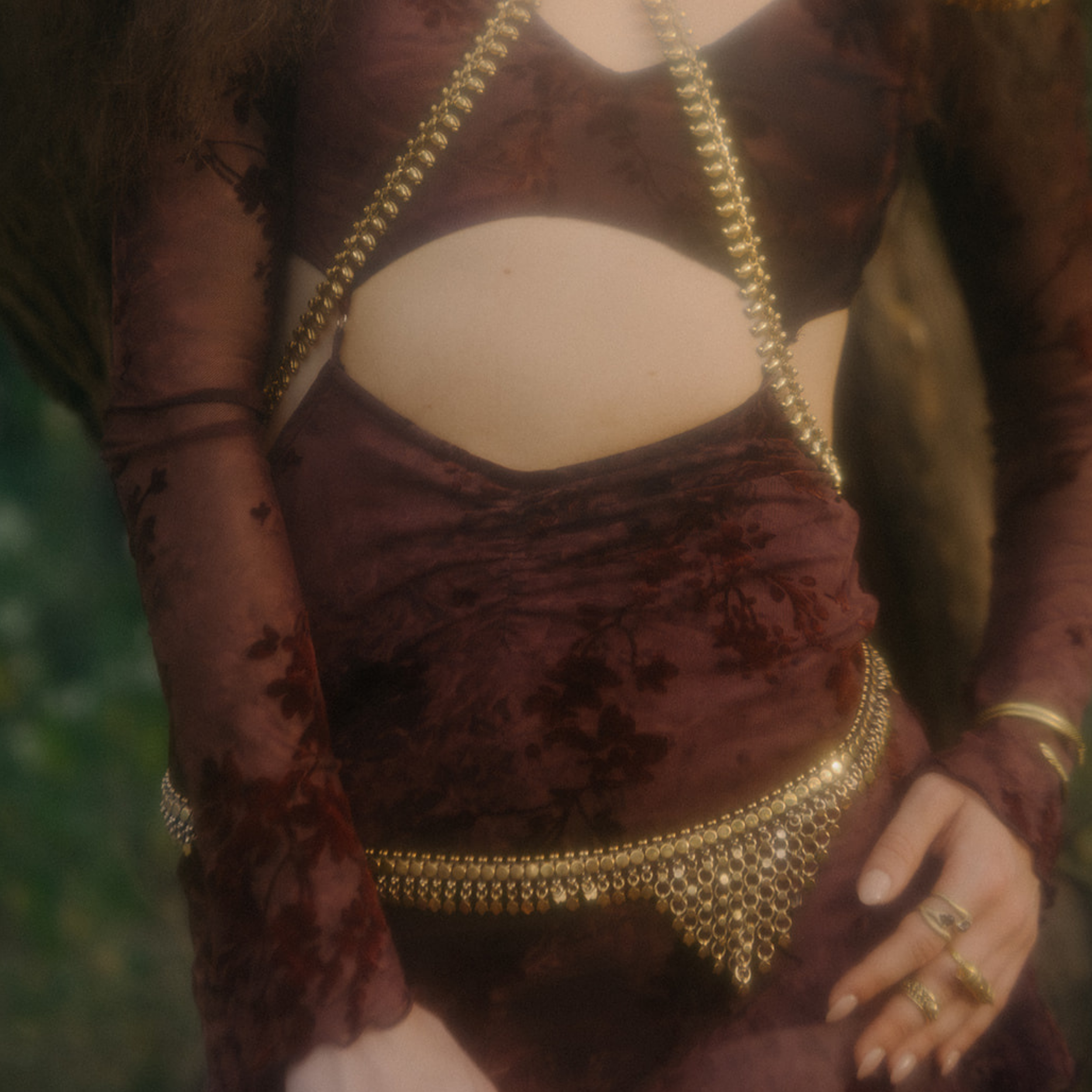 Elysium | Belt Waist Chain - Brass