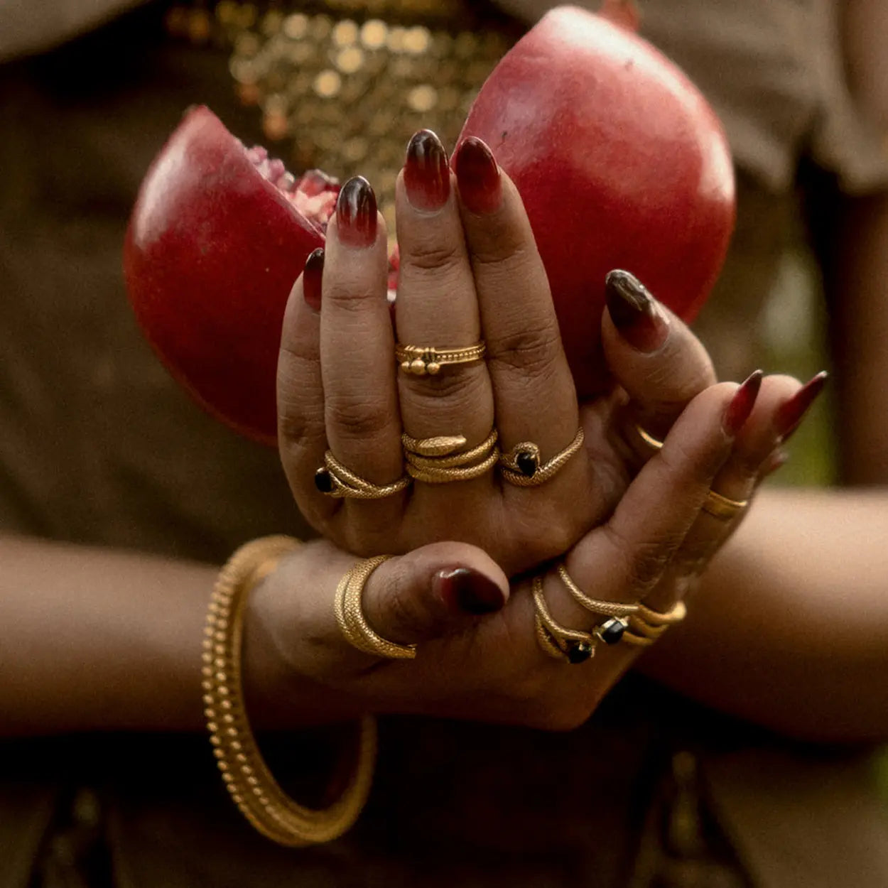 Temptation | Bague Serpent - Laiton