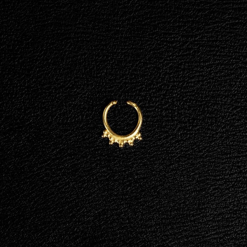 Beaded | Faux Septum - Or