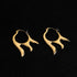Etha | Hoop Earrings - Brass - NOIR KĀLA