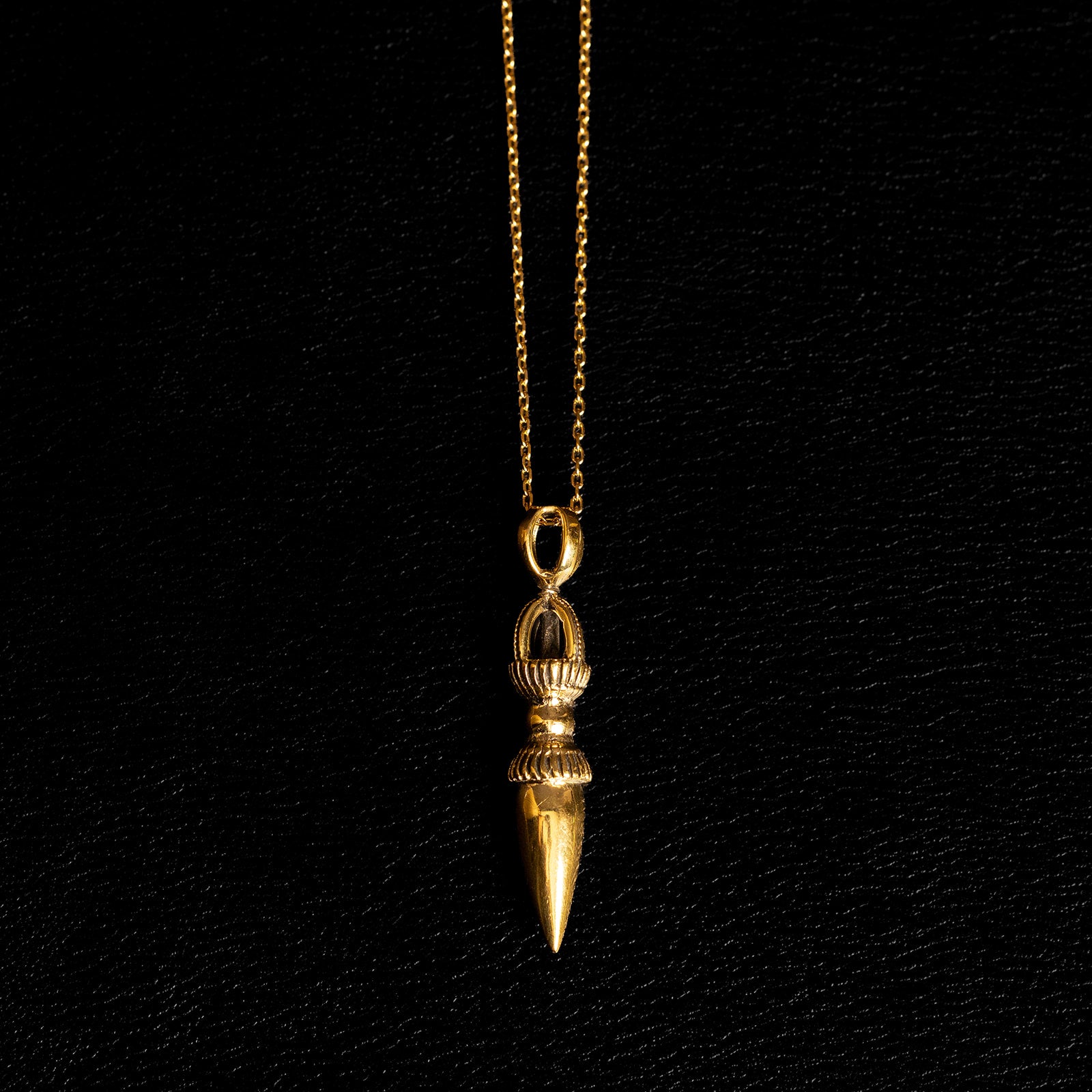 Xeyna [L] | Pendant Necklace - Brass