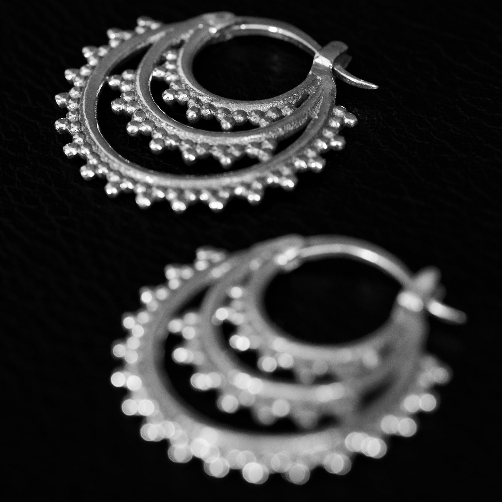 Seeds of Light | Hoop Earrings – 925 Silver