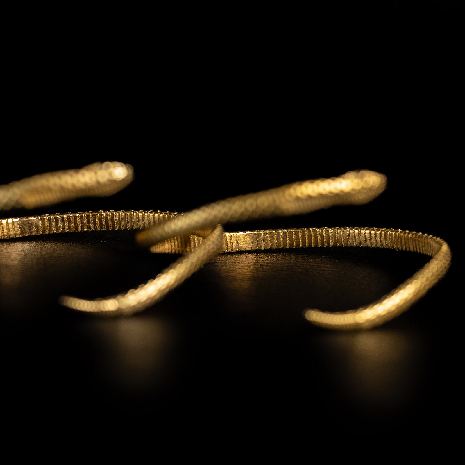 Serpentine | Bracelet Serpent - Laiton