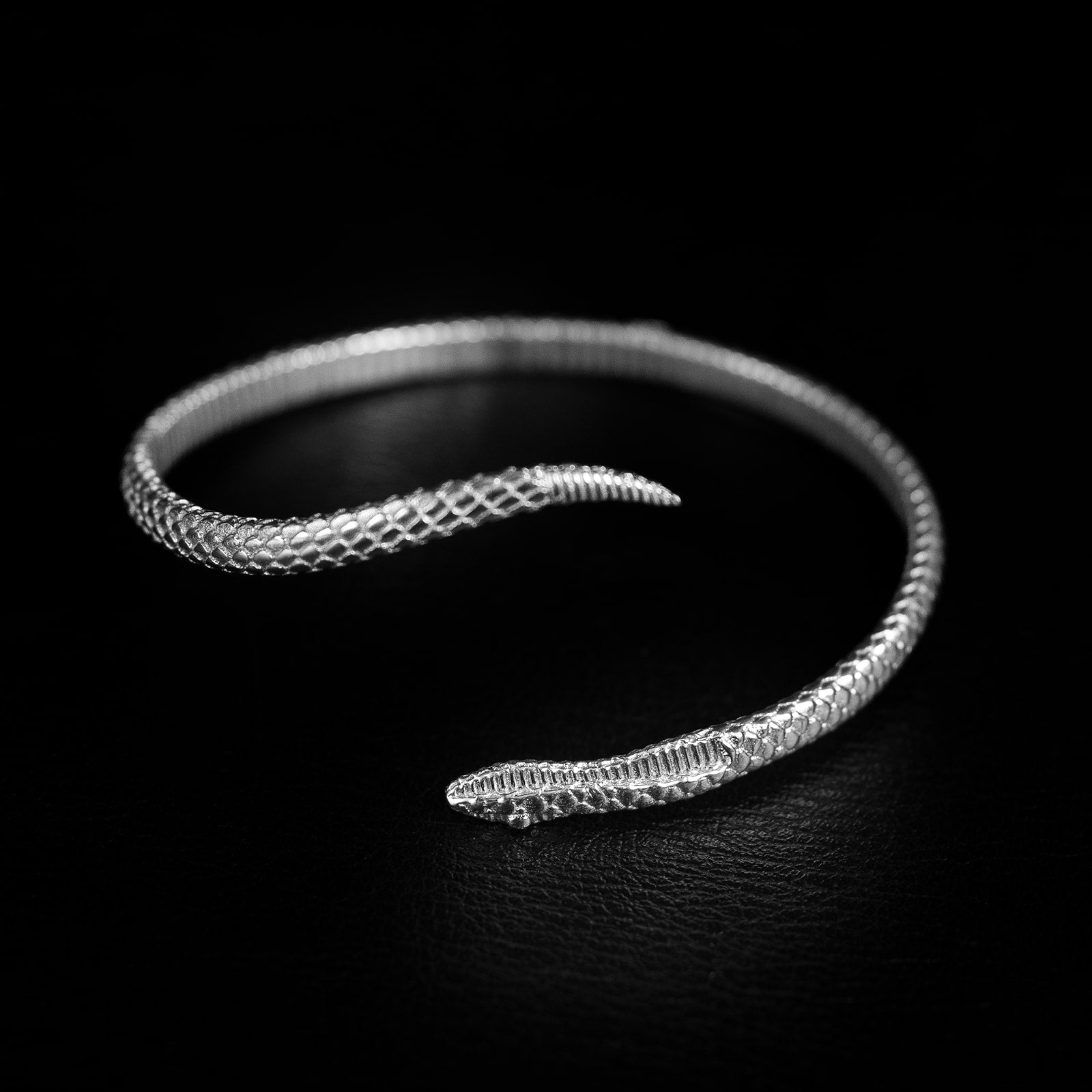 Serpentine | Bracelet Serpent - Argent 925