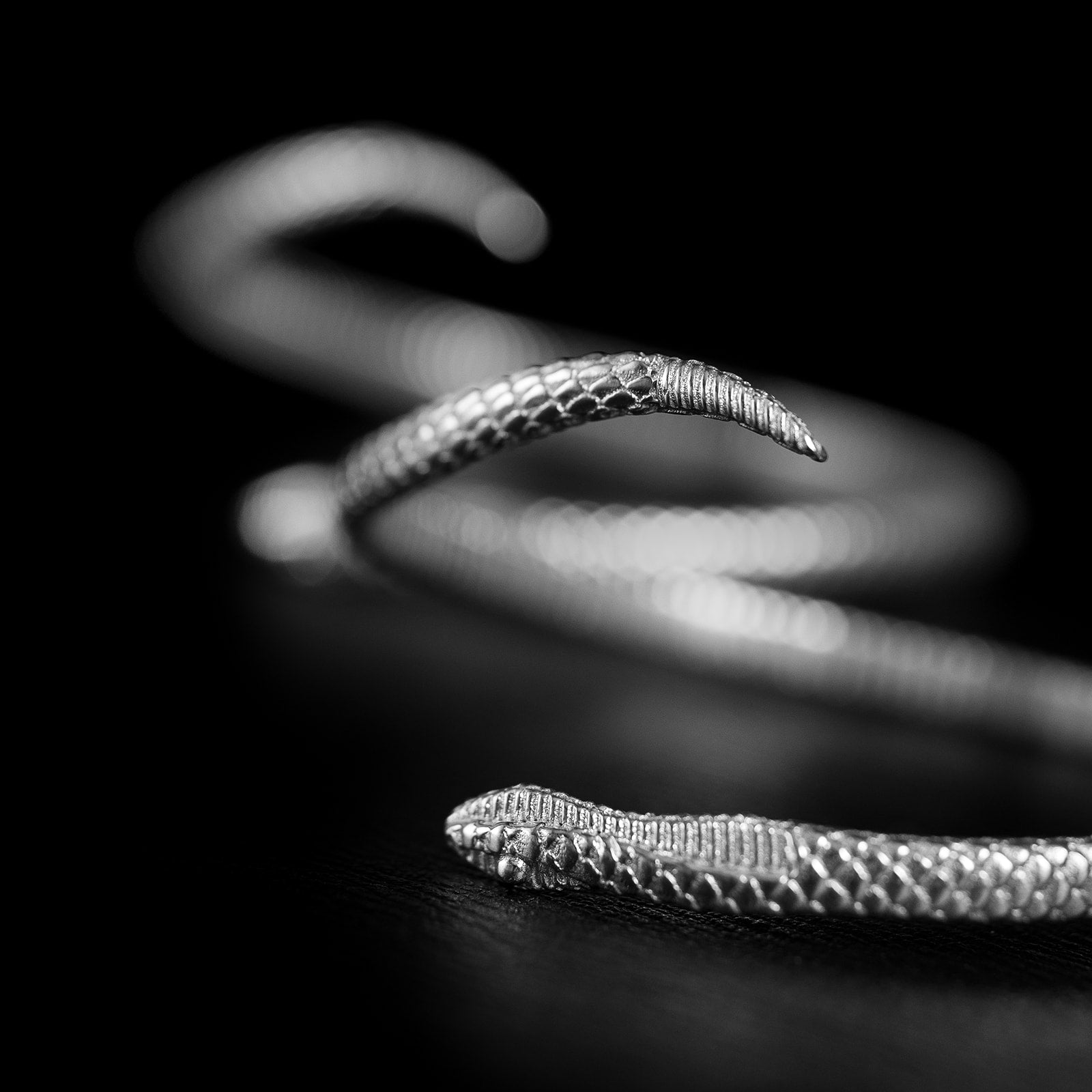 Serpentine | Bracelet Serpent - Argent 925