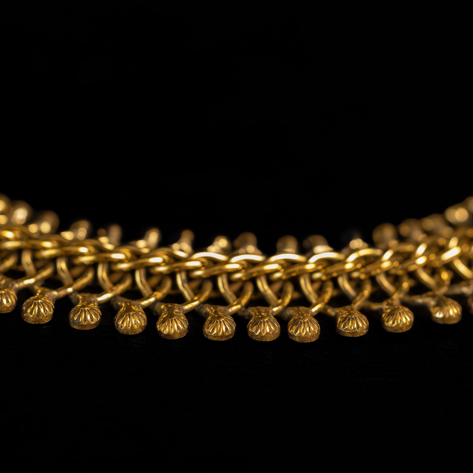 Interwoven Metal | Collier - Laiton