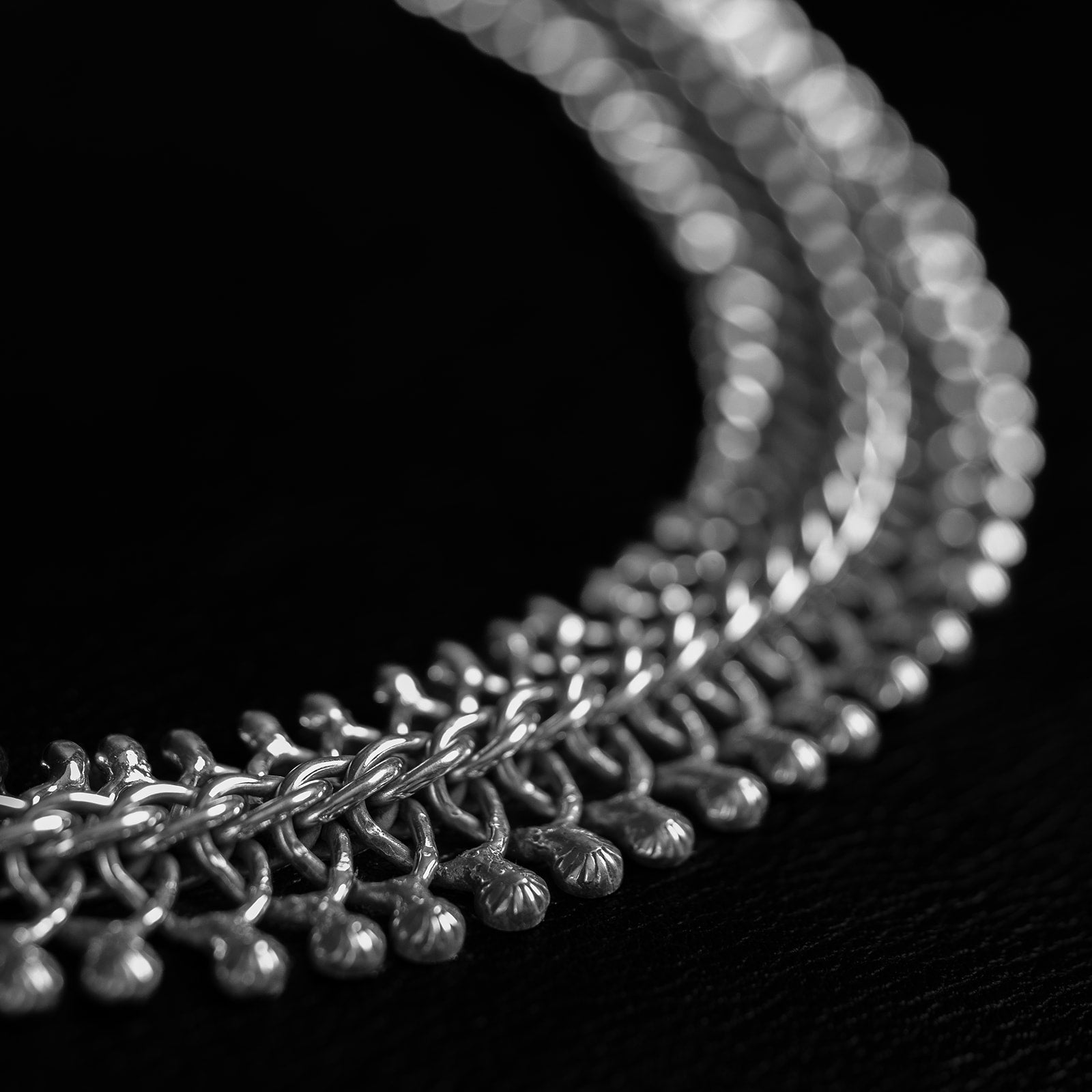 Interwoven Metal | Necklace - 925 Silver