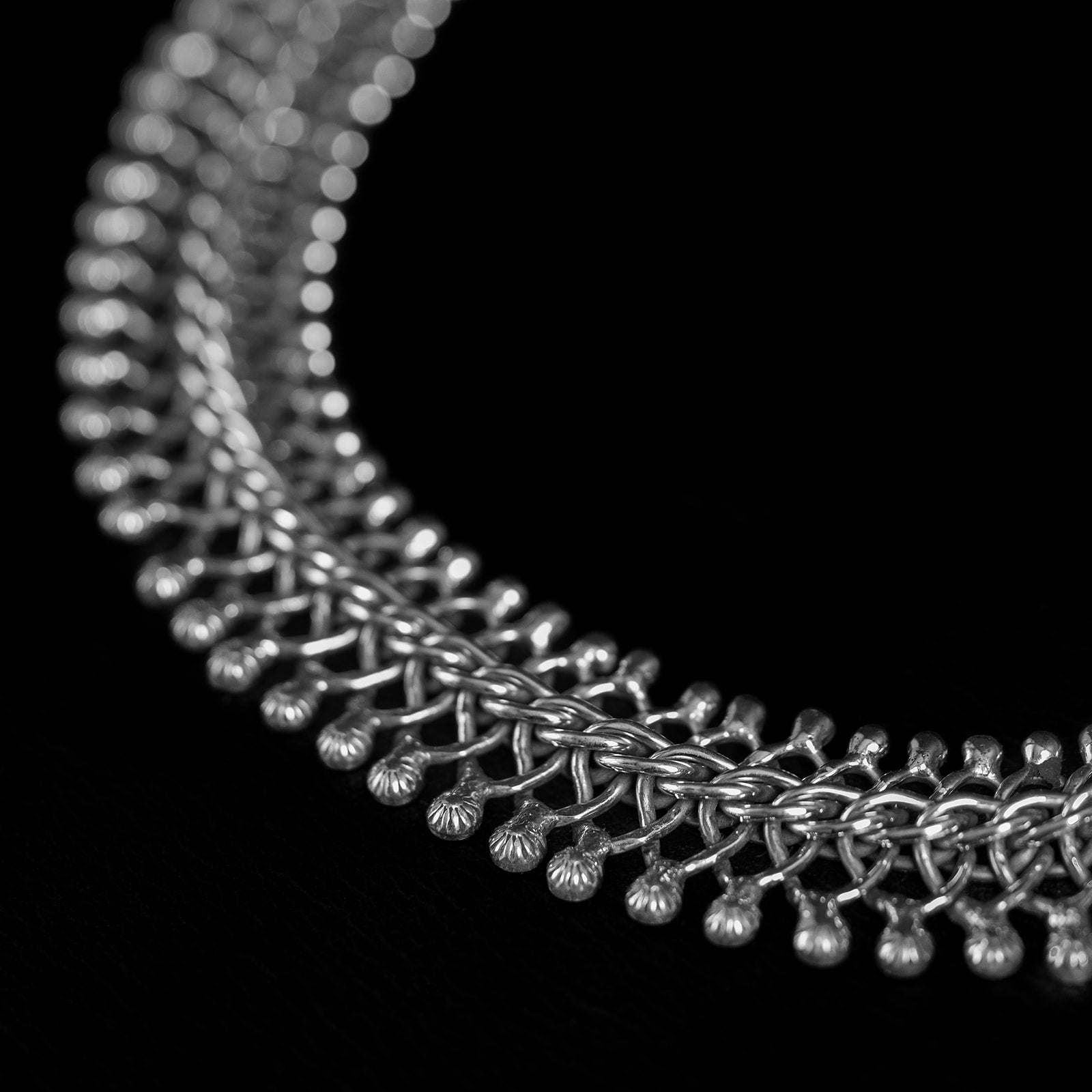 Interwoven Metal | Necklace - 925 Silver