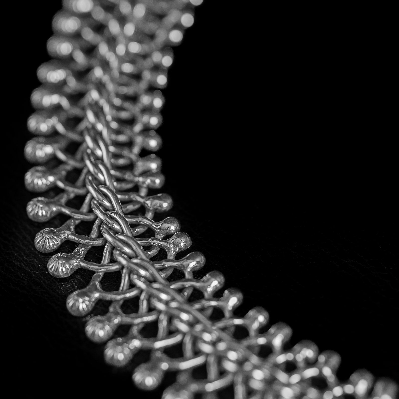 Interwoven Metal | Necklace - 925 Silver