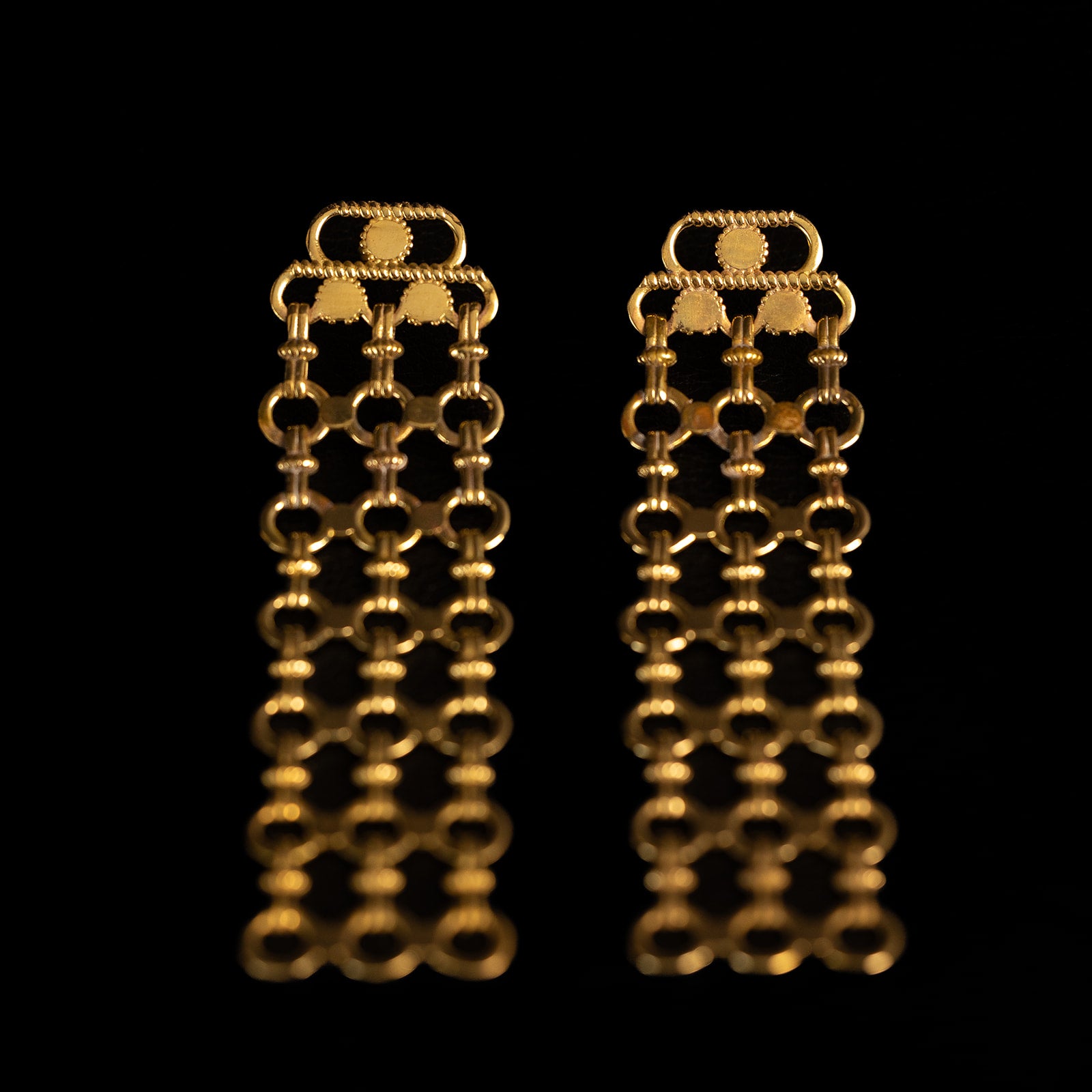 Interwoven Metal | Boucles d'oreilles - Laiton