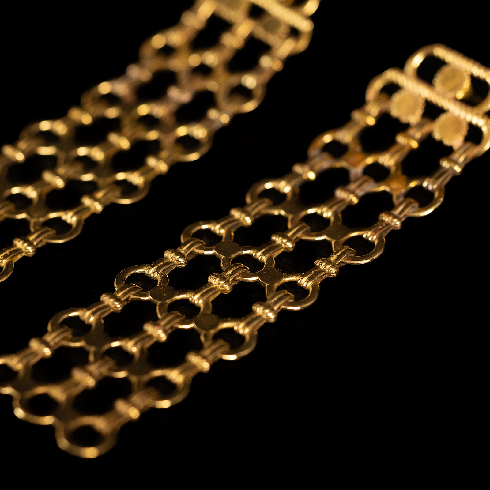 Interwoven Metal | Boucles d'oreilles - Laiton