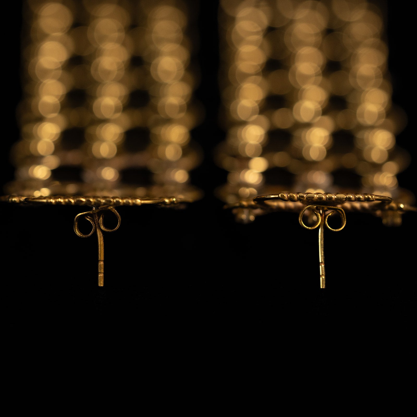 Interwoven Metal | Boucles d'oreilles - Laiton