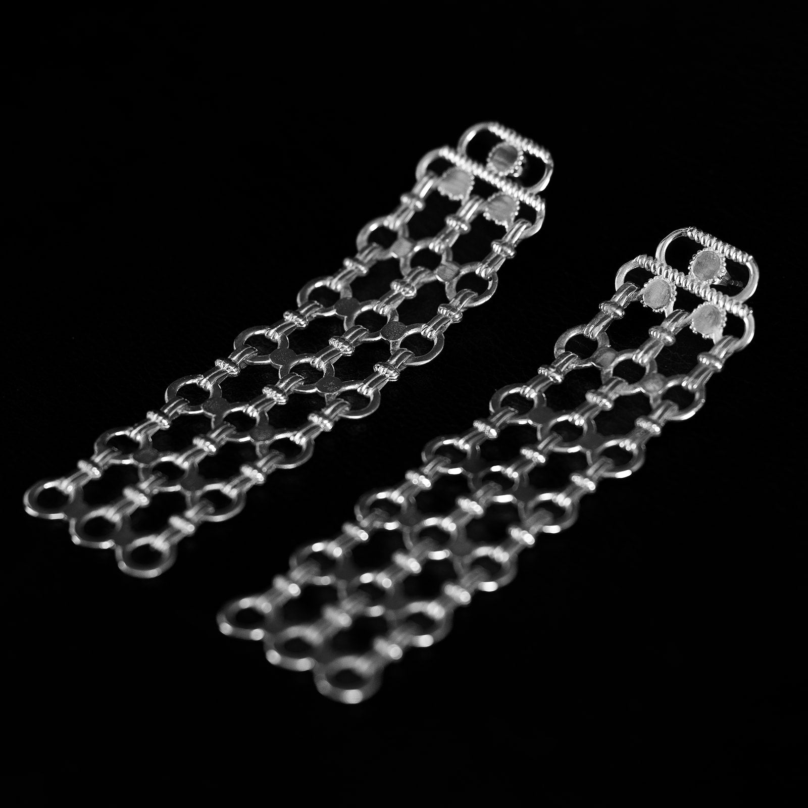 Interwoven Metal | Boucles d'oreilles - Argent 925