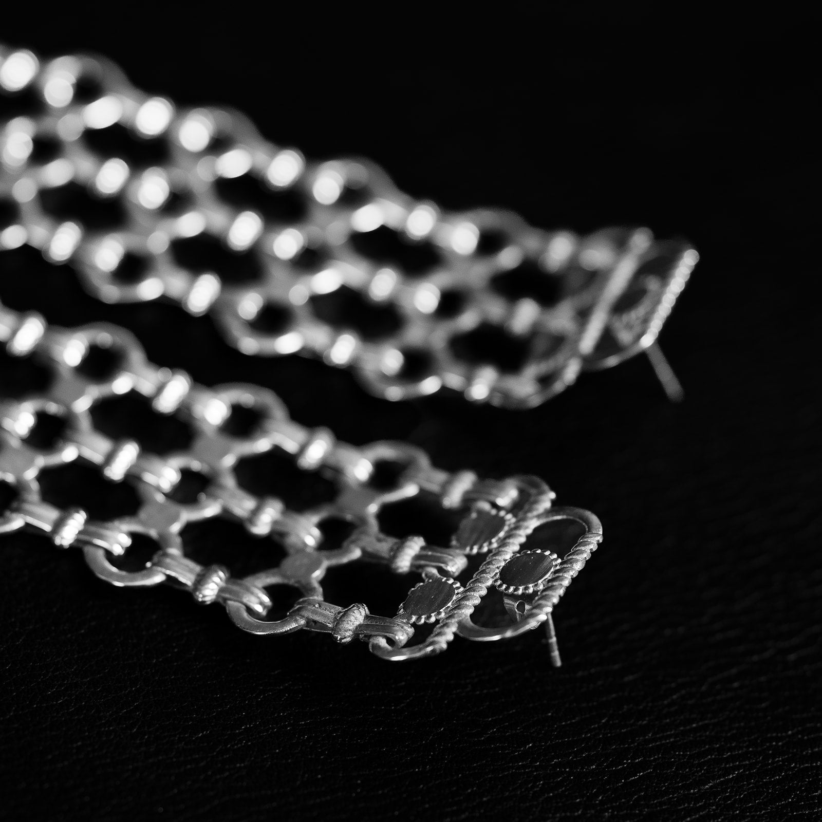 Interwoven Metal | Boucles d'oreilles - Argent 925
