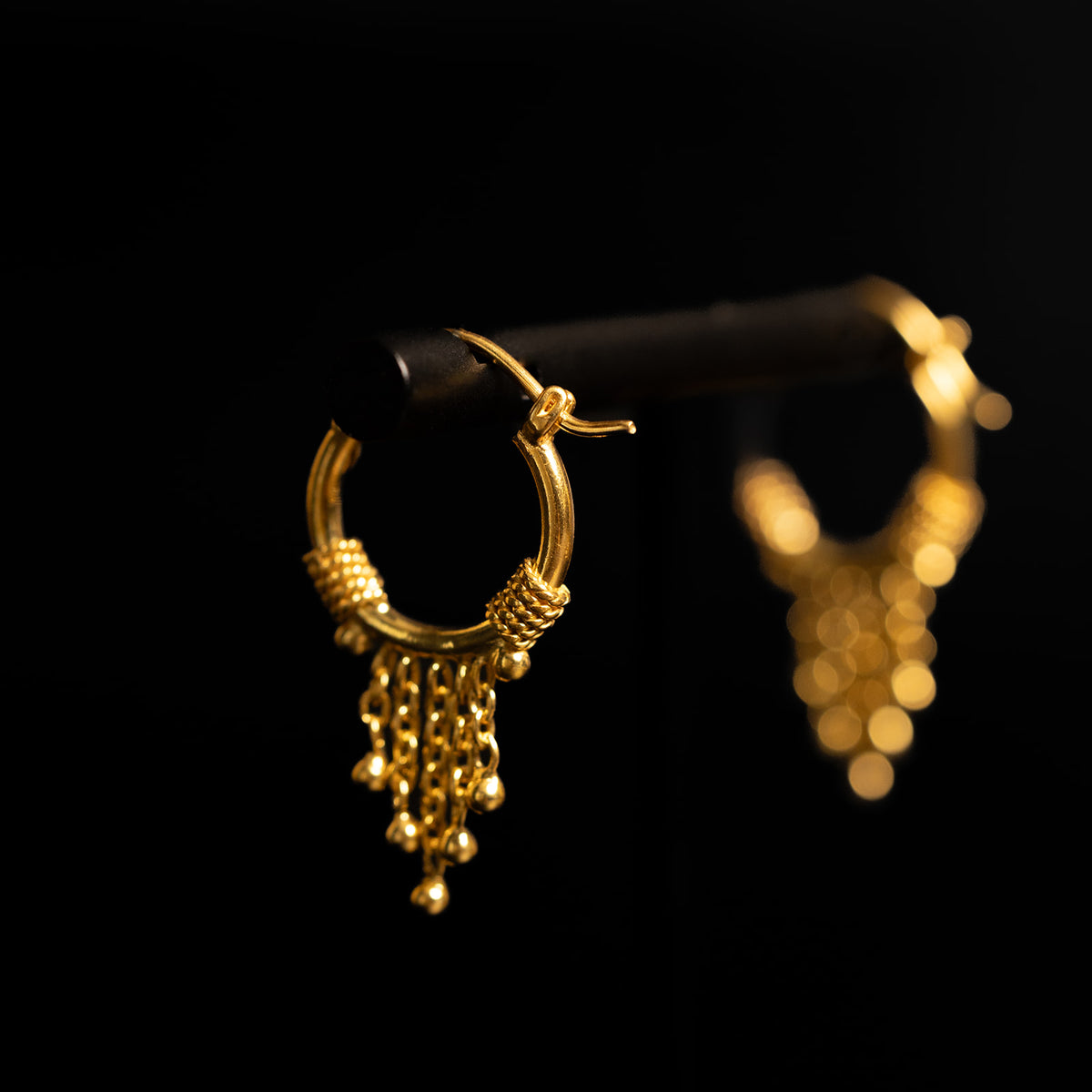 Charm | Boucles d'oreilles créoles -  Or