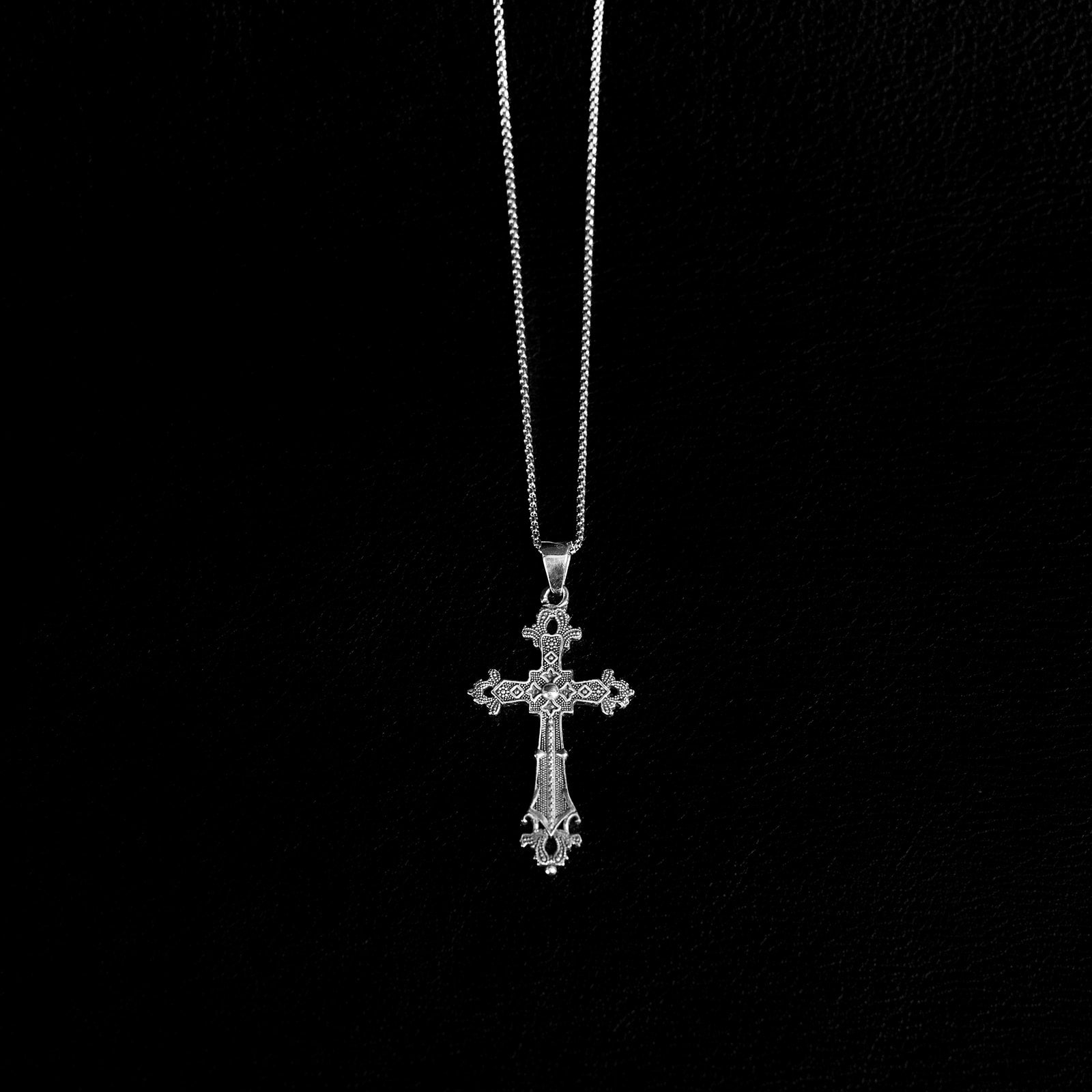 Medieval Cross | Collier pendentif - Argent 925