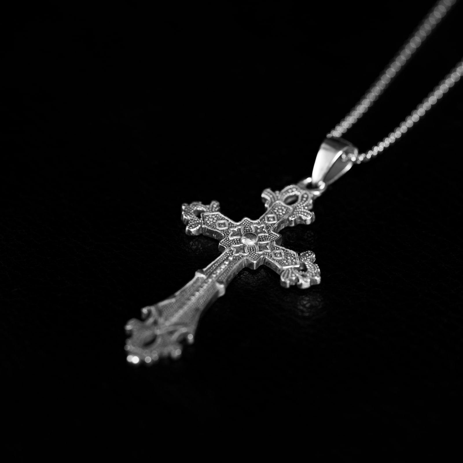 Medieval Cross | Collier pendentif - Argent 925