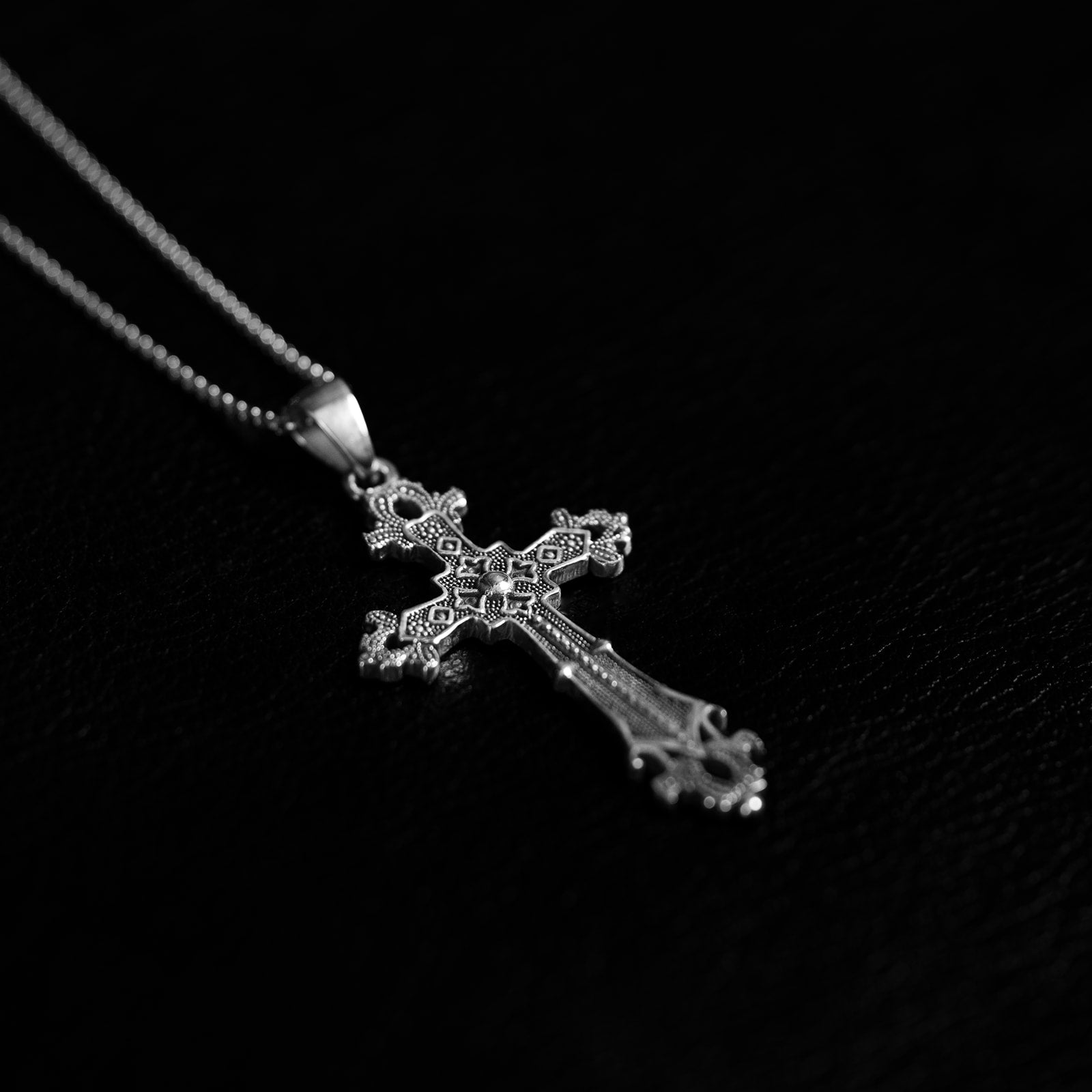 Medieval Cross | Collier pendentif - Argent 925